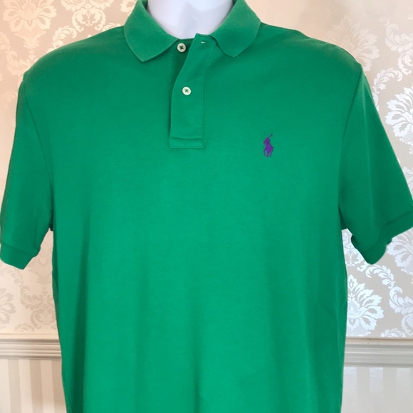 kelly green ralph lauren polo shirt